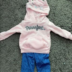 Purrrfect sweater and pants set